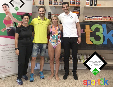 Silvia Parocchi con sportnutrizionista Lorenzo Bergami